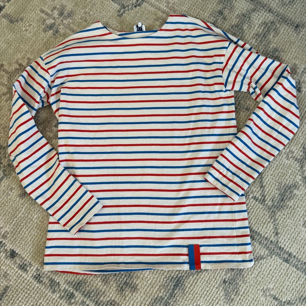 KULE  Long Sleeve Shirt - Red, Blue, Cream Stripes